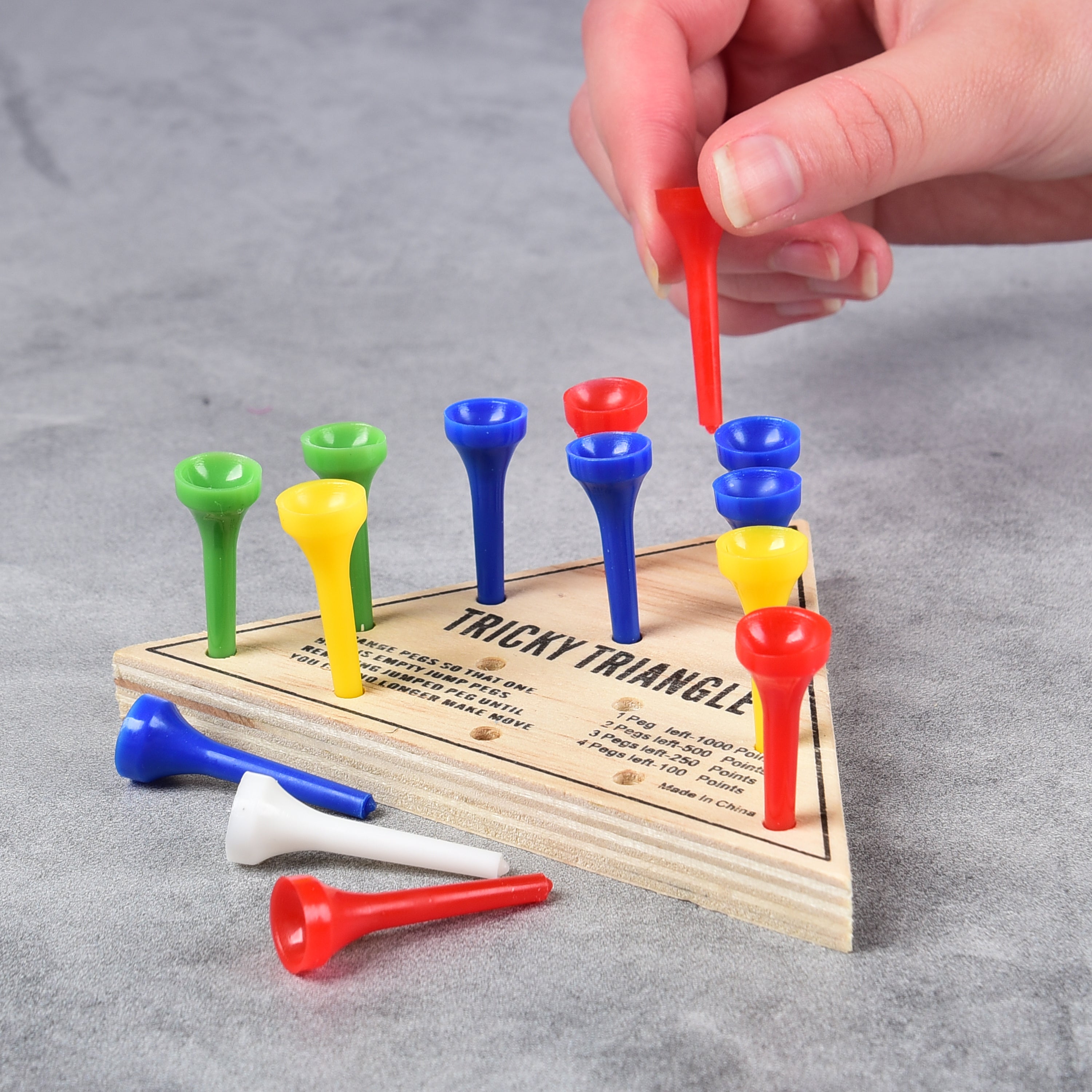 Tricky Triangle Game - 1 Count