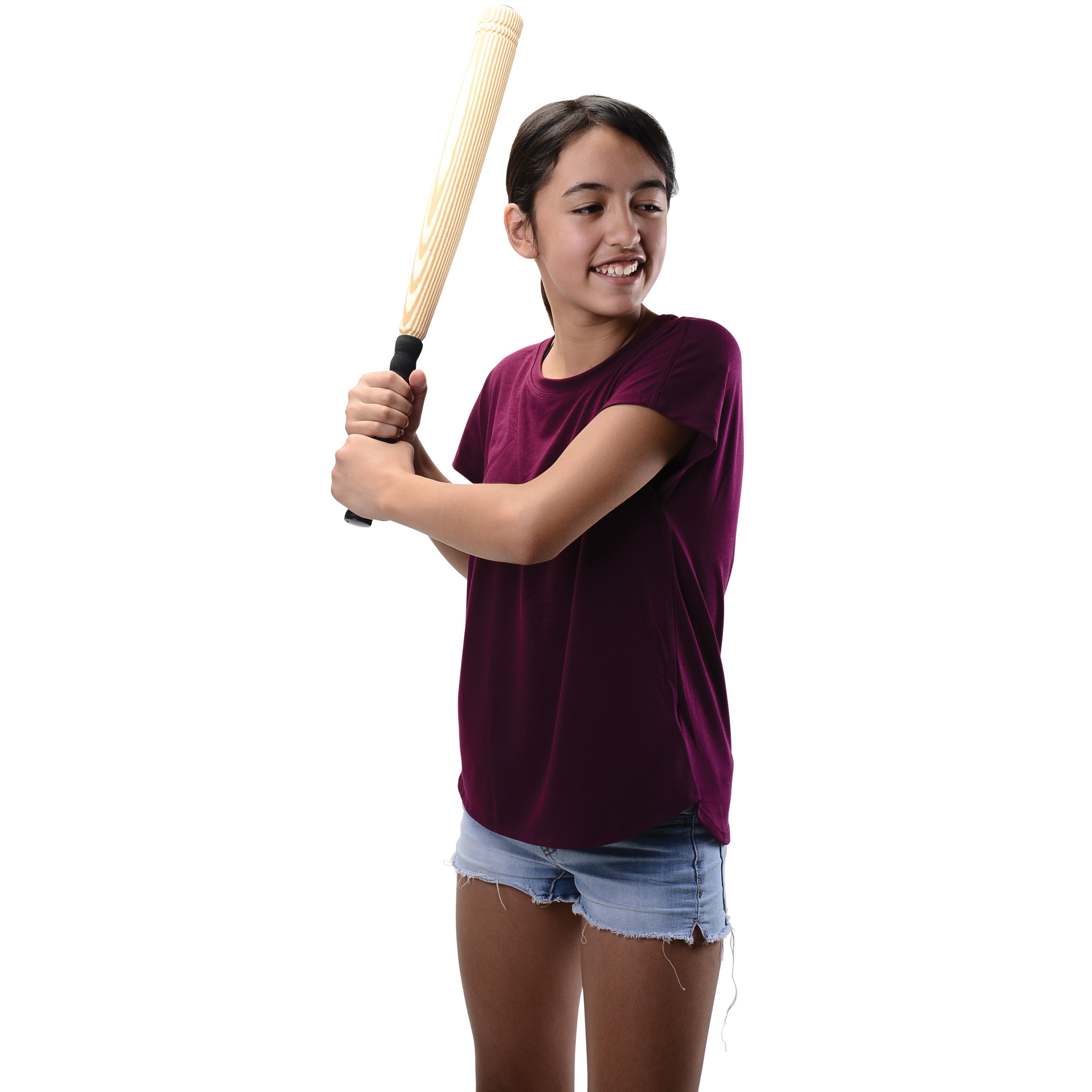 Wood Look Foam Baseball Set/1 Set - 2 Count