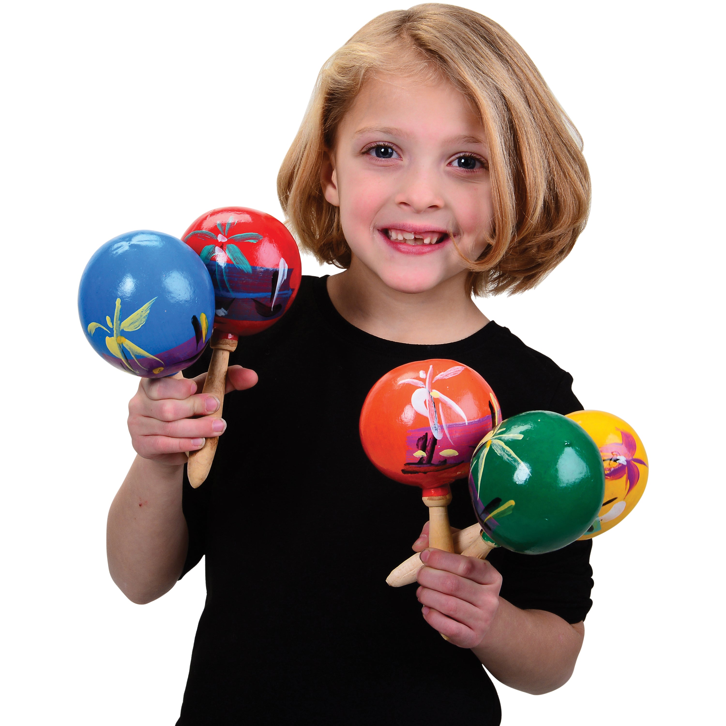 Wooden Maracas - 2 Count