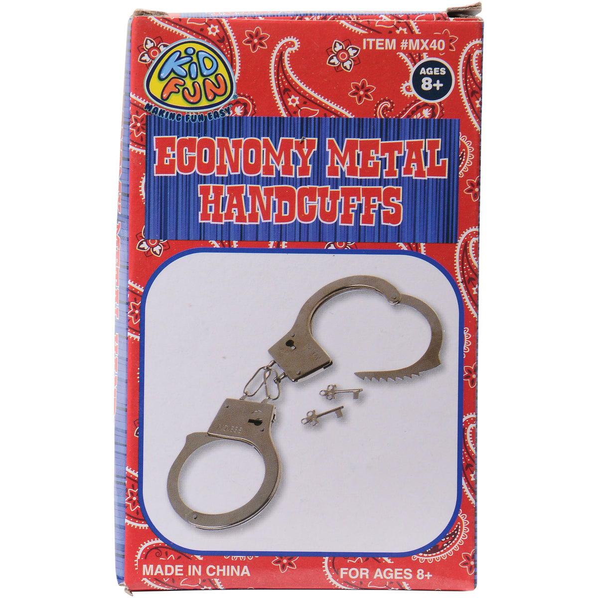 Economy Metal Handcuffs - 1 Count