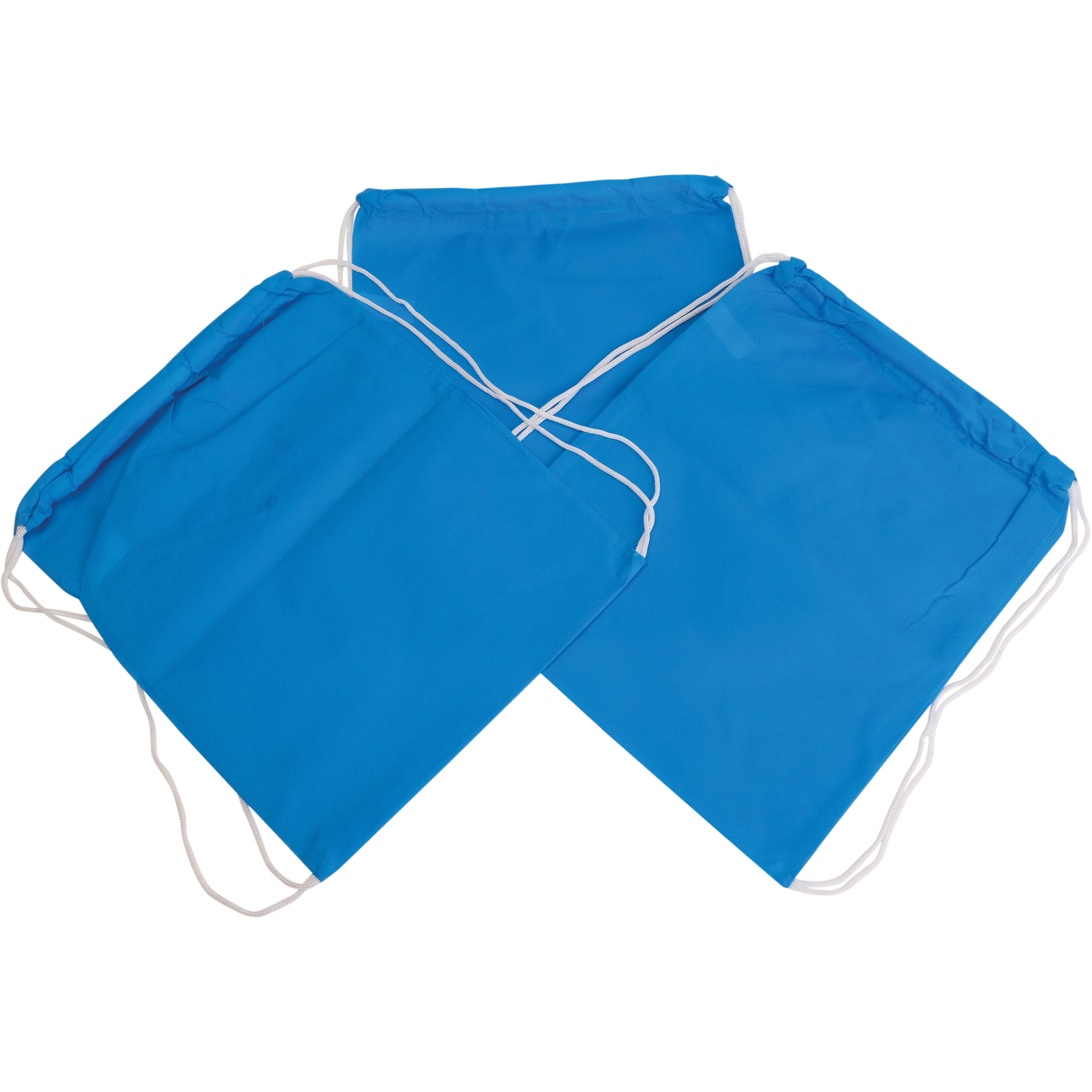 Neon Drawstring Backpacks - 12 Count