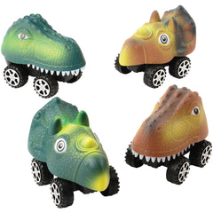 Giant Dinosaur Cars/4 Per Disp - 4 Count