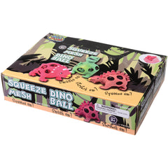 Squeeze Mesh Dino Ball - 12 Count