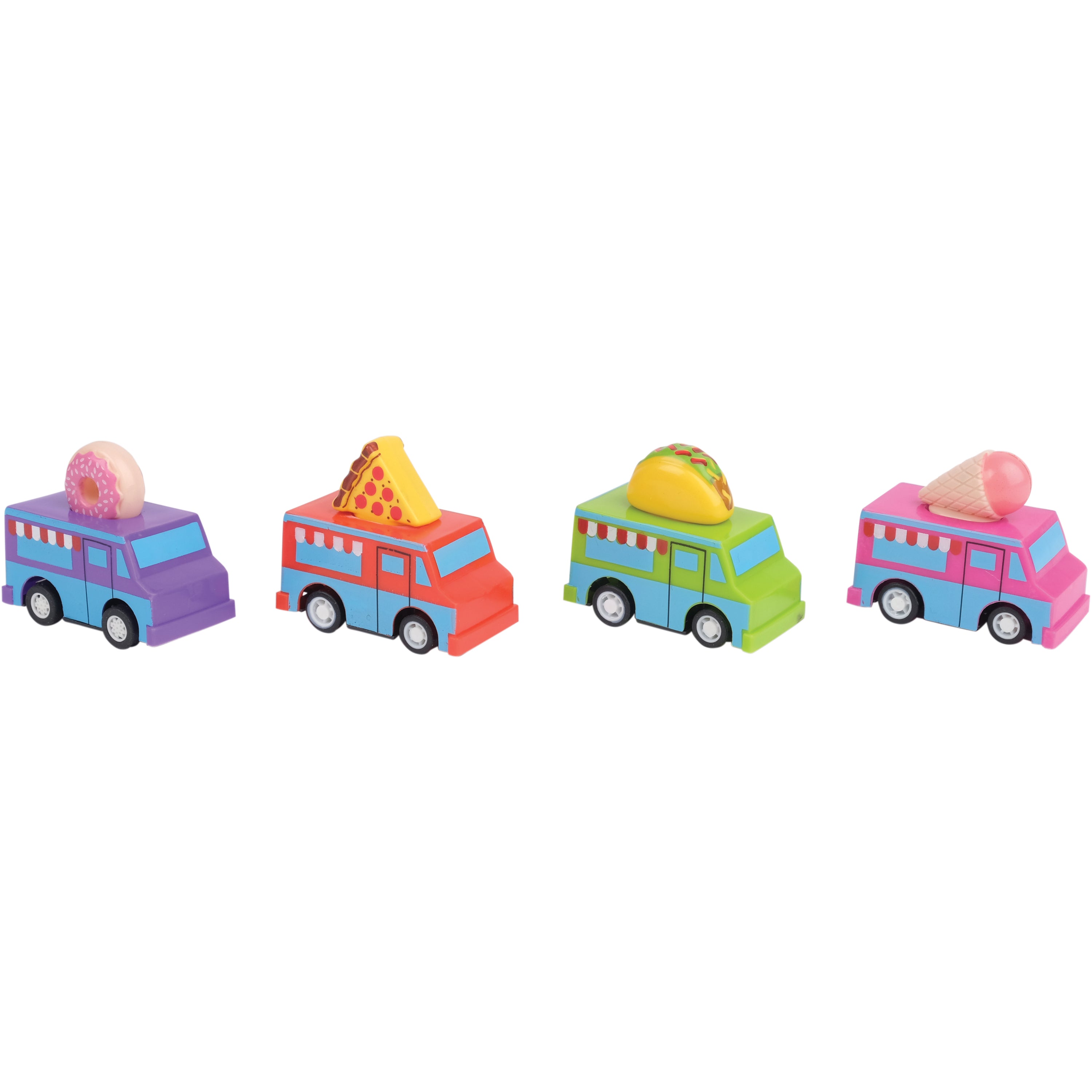 Pull Back Food Trucks - 12 Count