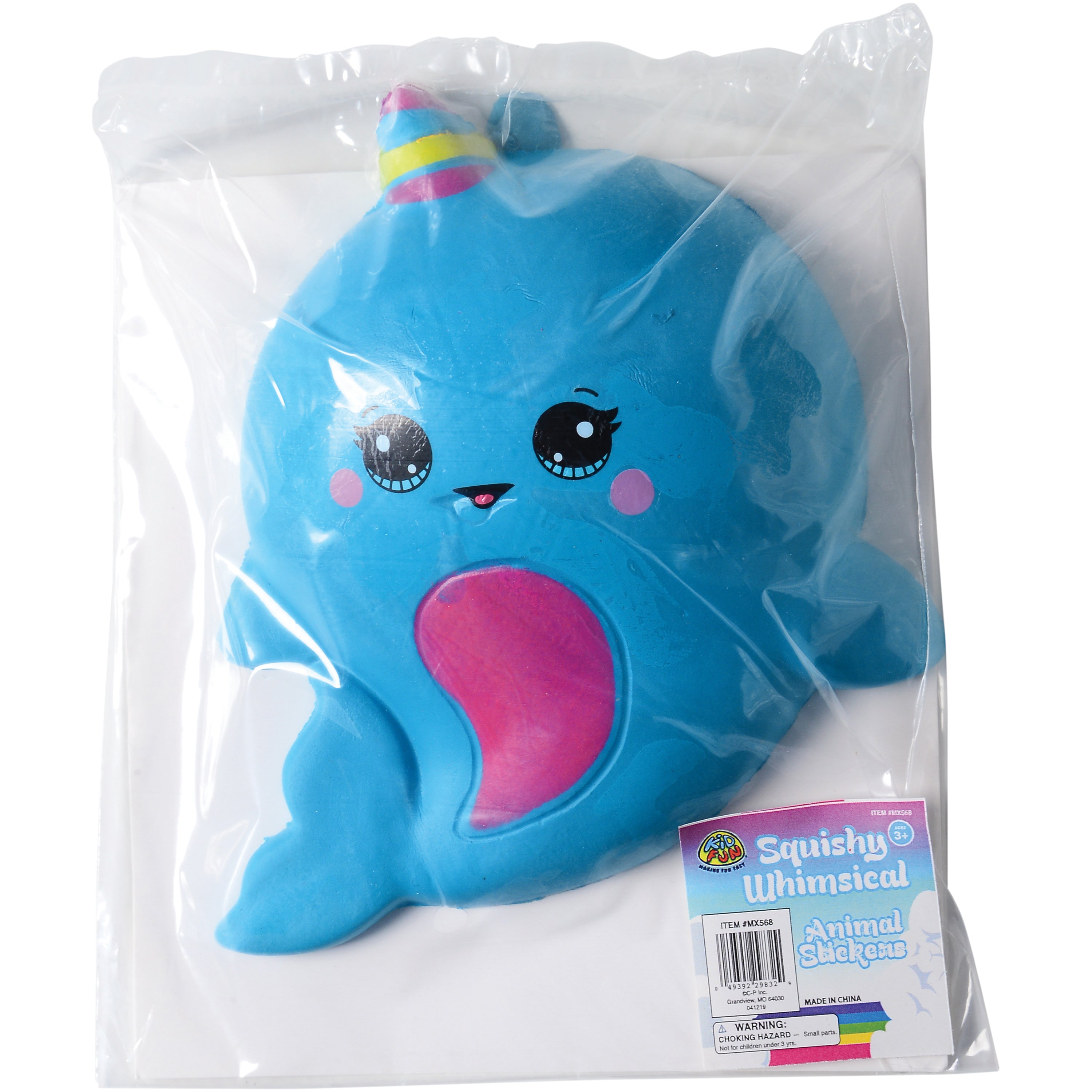 Squishy Whimsical Animal Stickers - 12 Count