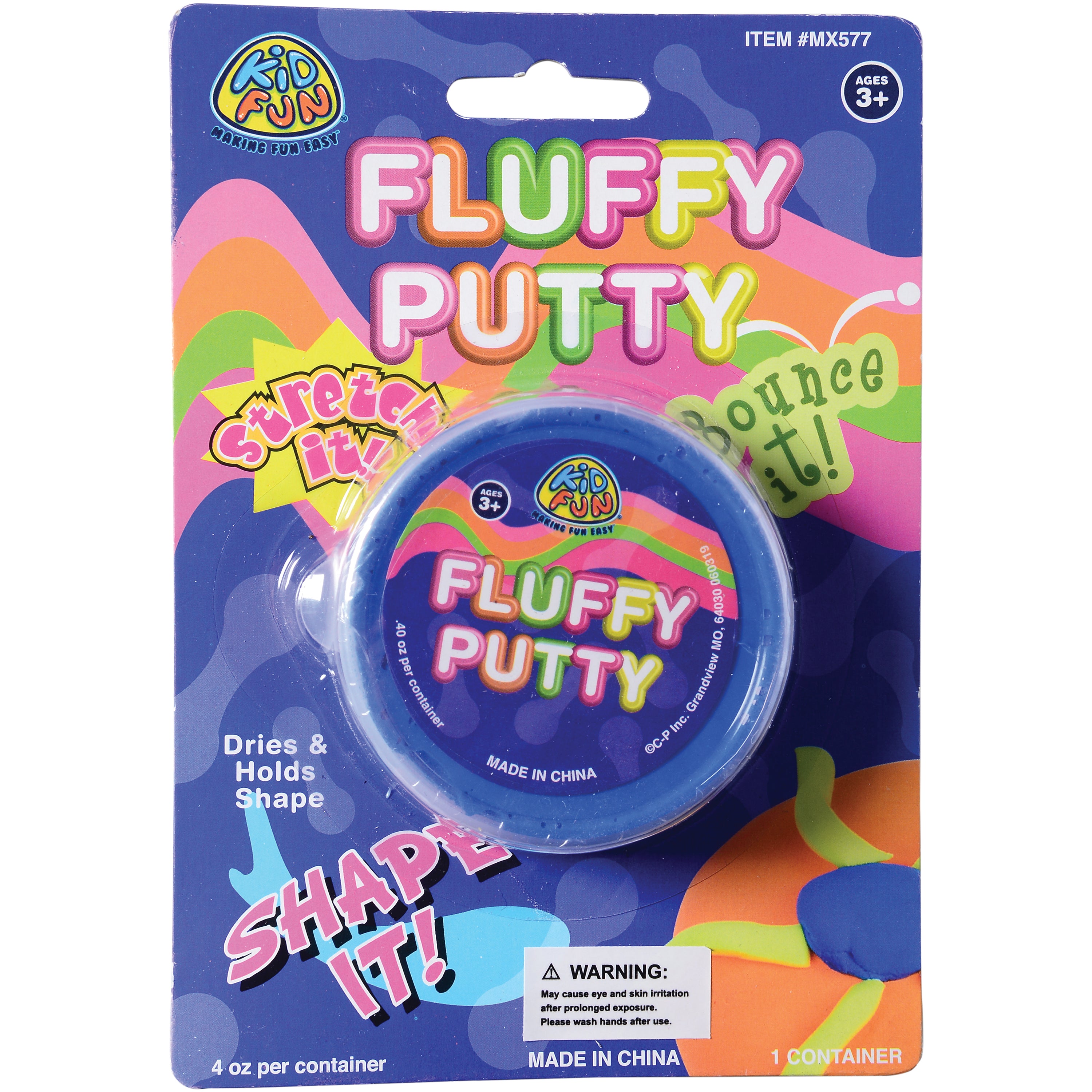 Fluffy Putty/12 Per Pk - 12 Count