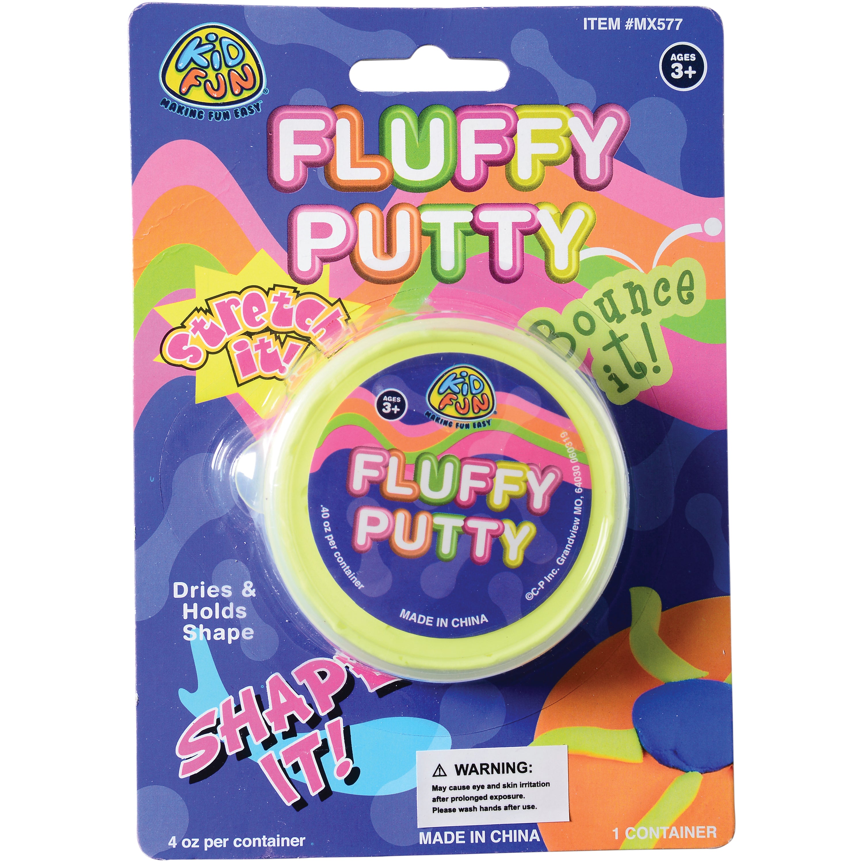 Fluffy Putty/12 Per Pk - 12 Count