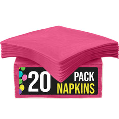 Cerise Luncheon Napkins | 20 Count