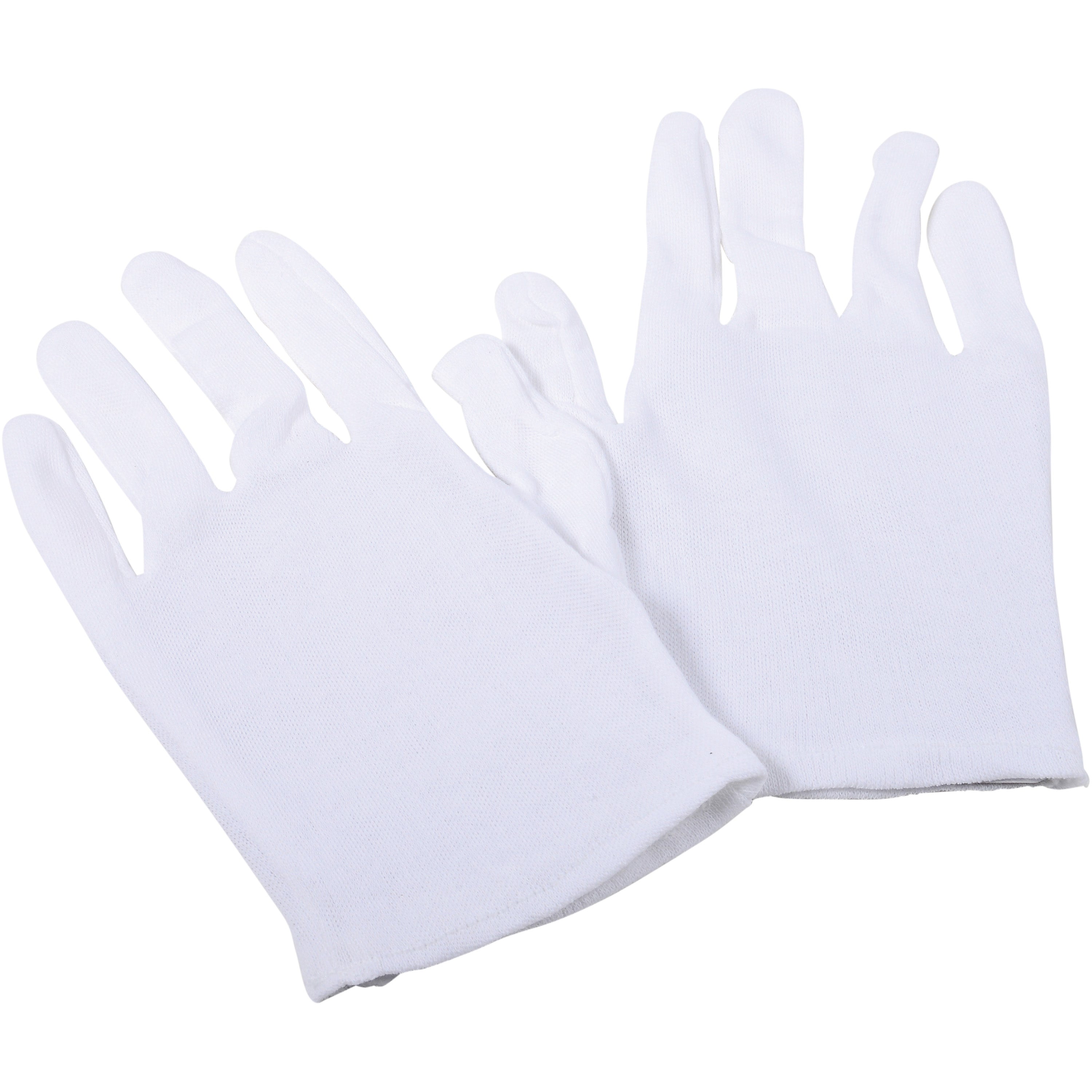 Adult Size White Gloves/1 Pair - 1 pair Count