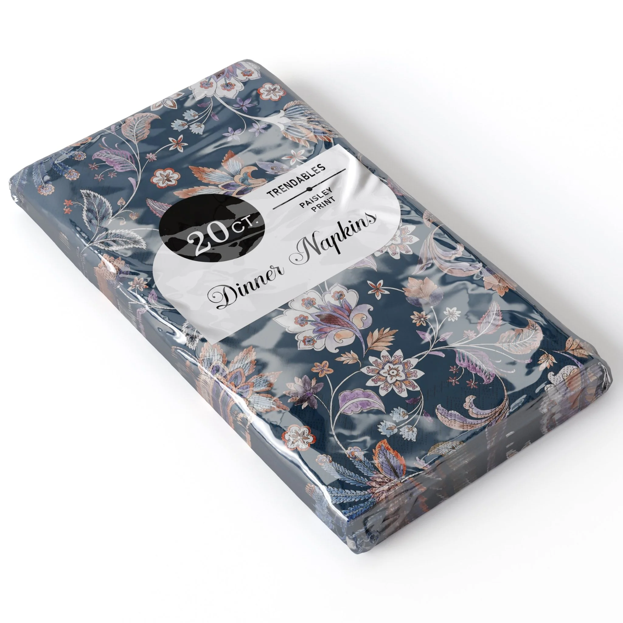 Paisley Print Luncheon Napkins - 7.9 In. X 4.3 In. | 720 Count