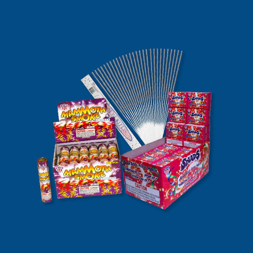Patriotic Sparklers & Fireworks
