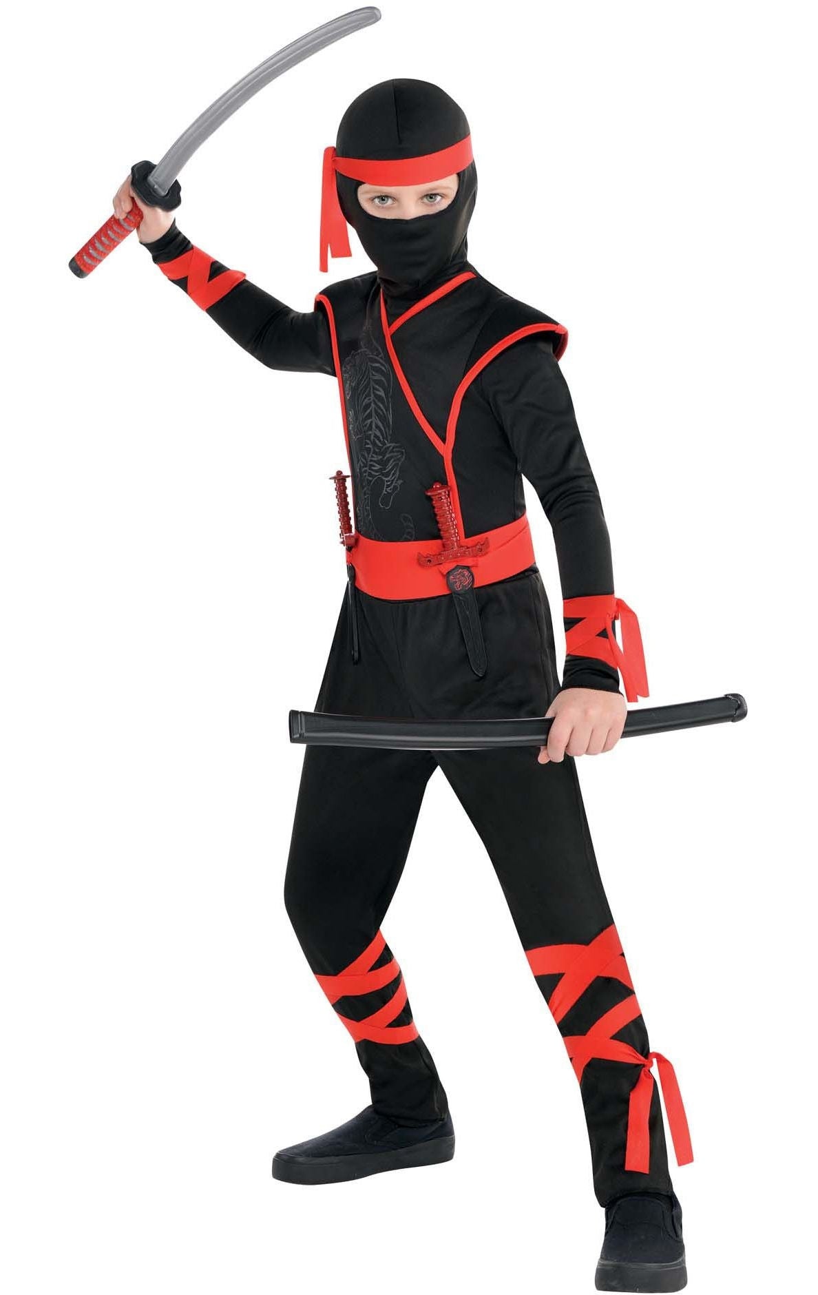 Shadow Ninja Boys' Halloween Costume - Medium (8-10)