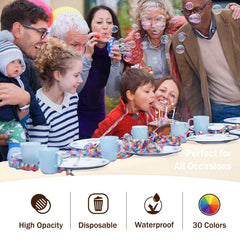 Premium Ivory Plastic Table Cover | Case of 96