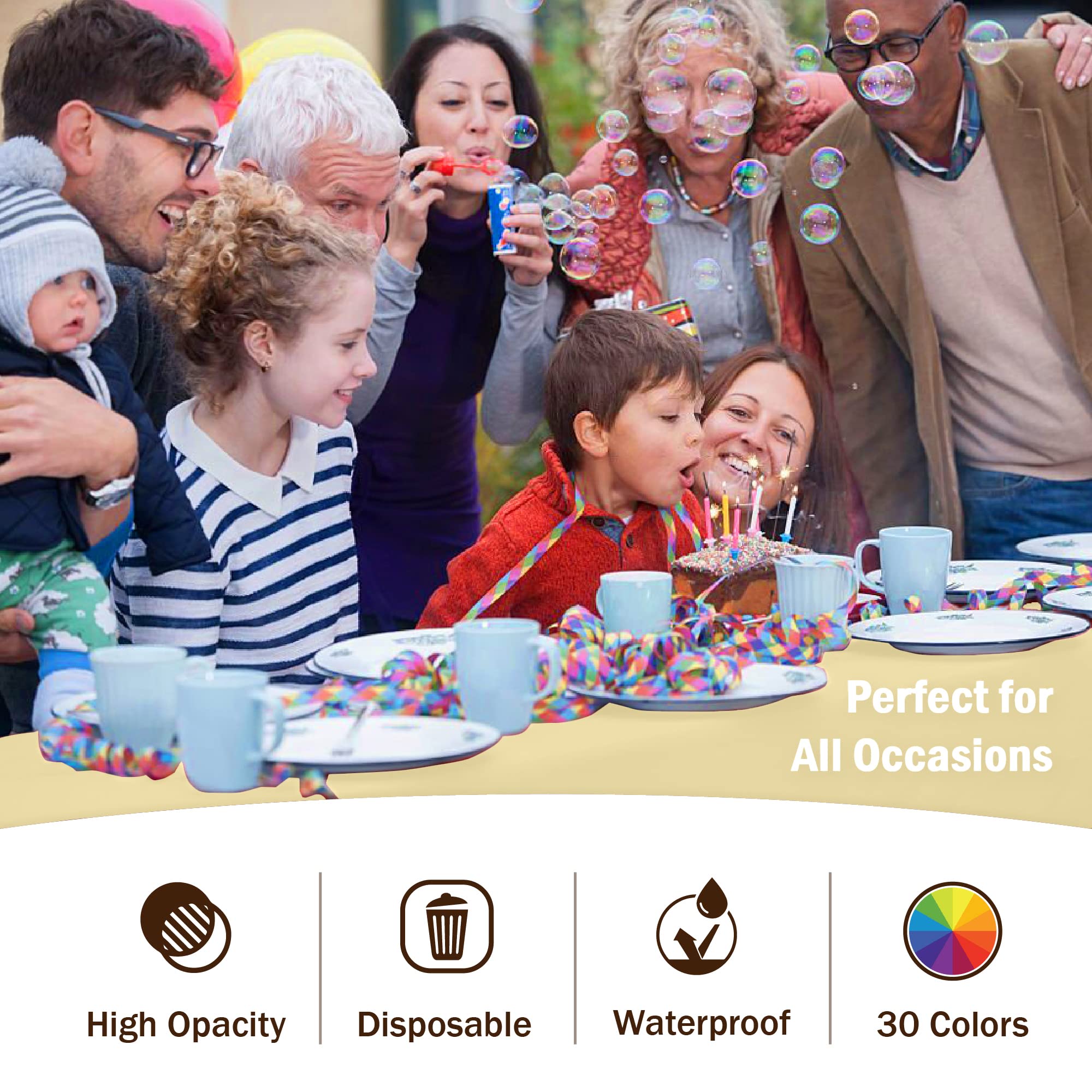 Premium Light Yellow Plastic Table Cover | Case of 96 - 54 In. x 108 In.