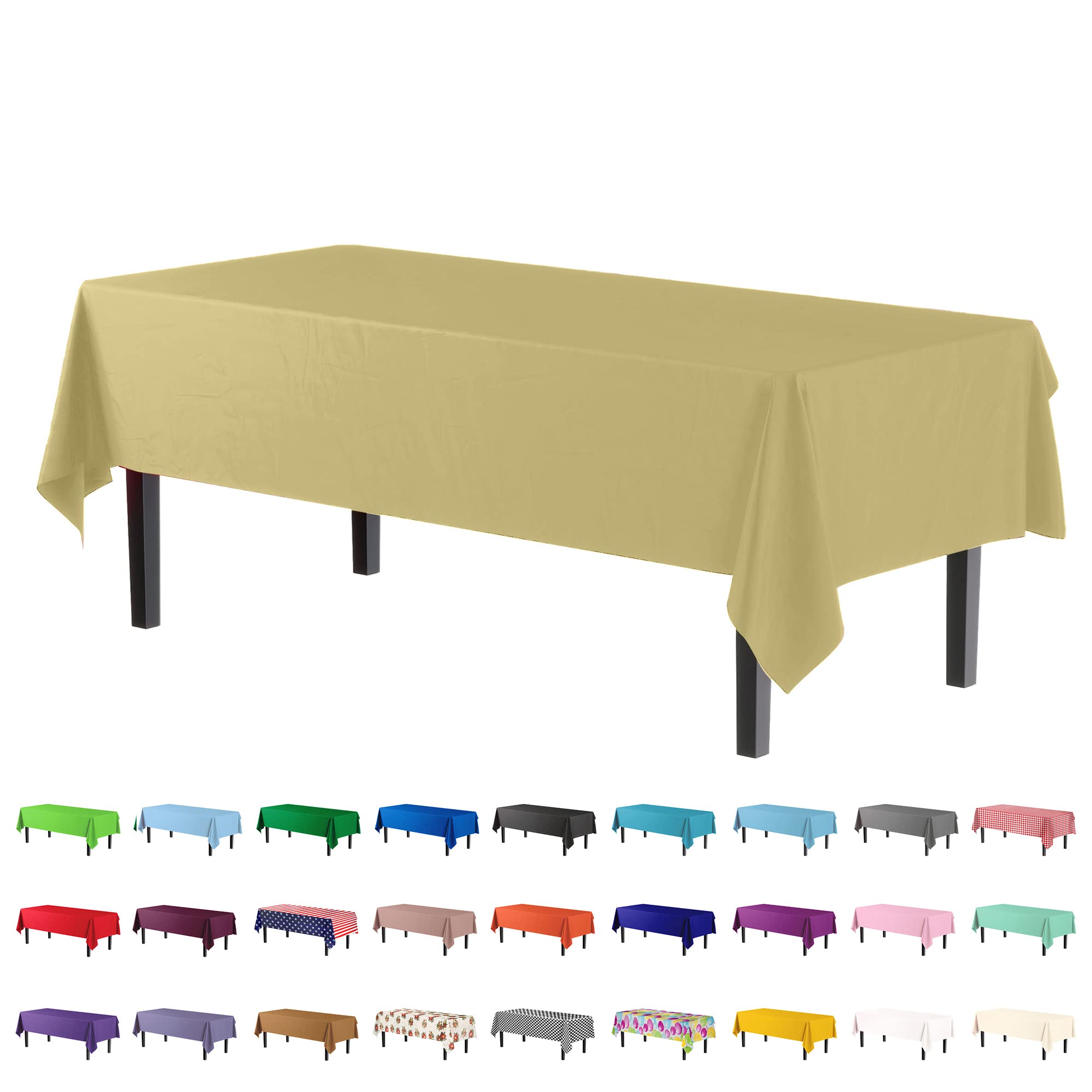 Premium Light Yellow Table Cover