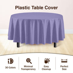 Premium Round Lavender Table Cover