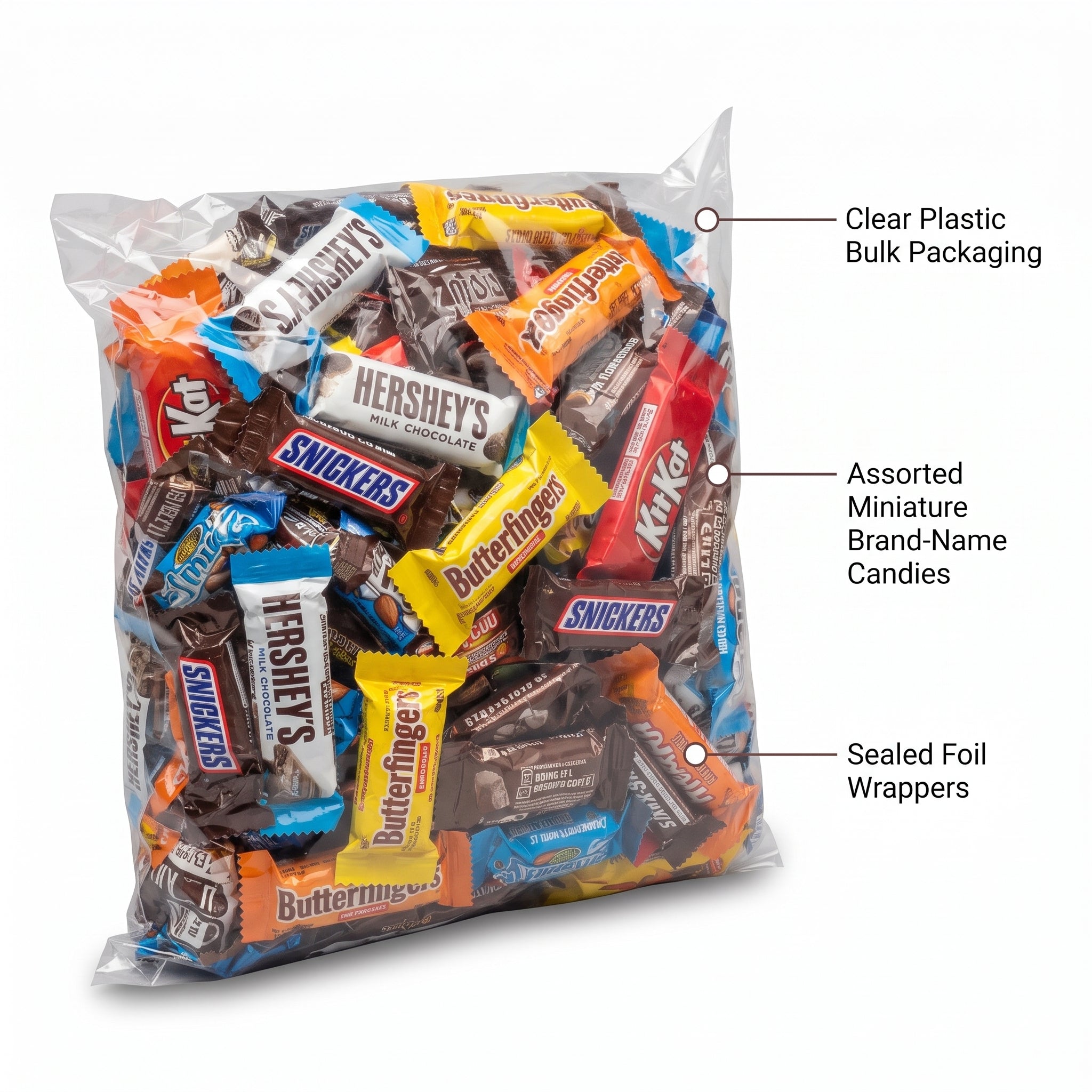 Halloween Chocolate Candy Variety Pack | 2 lb Bulk Bag of Fun Size Candy Bars