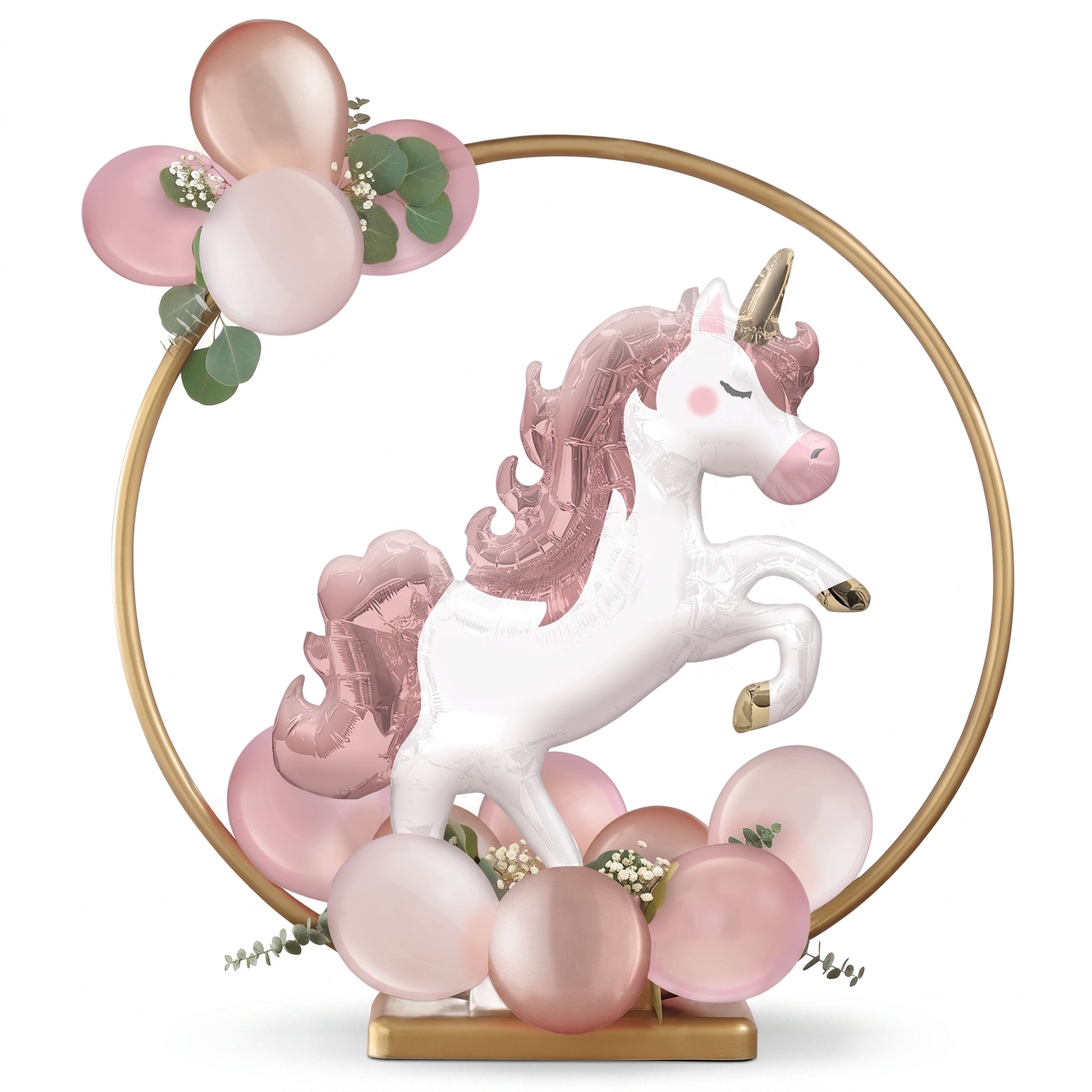 Gold Balloon Ring Centerpiece Decoration - Perfect for Any Celebration