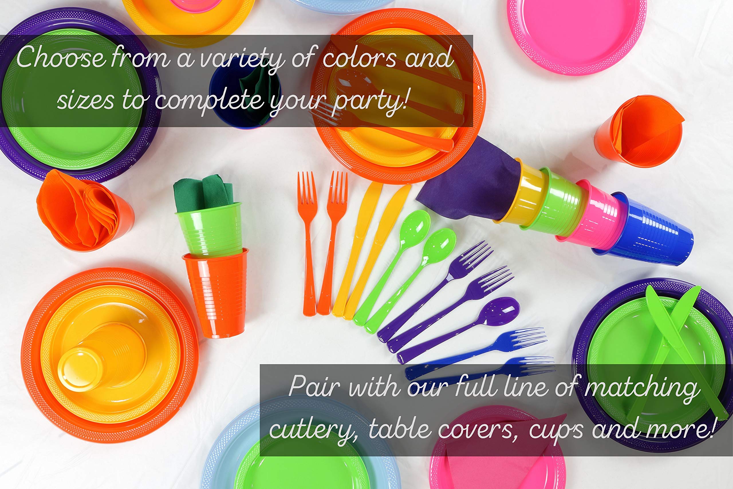 Purple Plastic Table Skirt | Case of 48