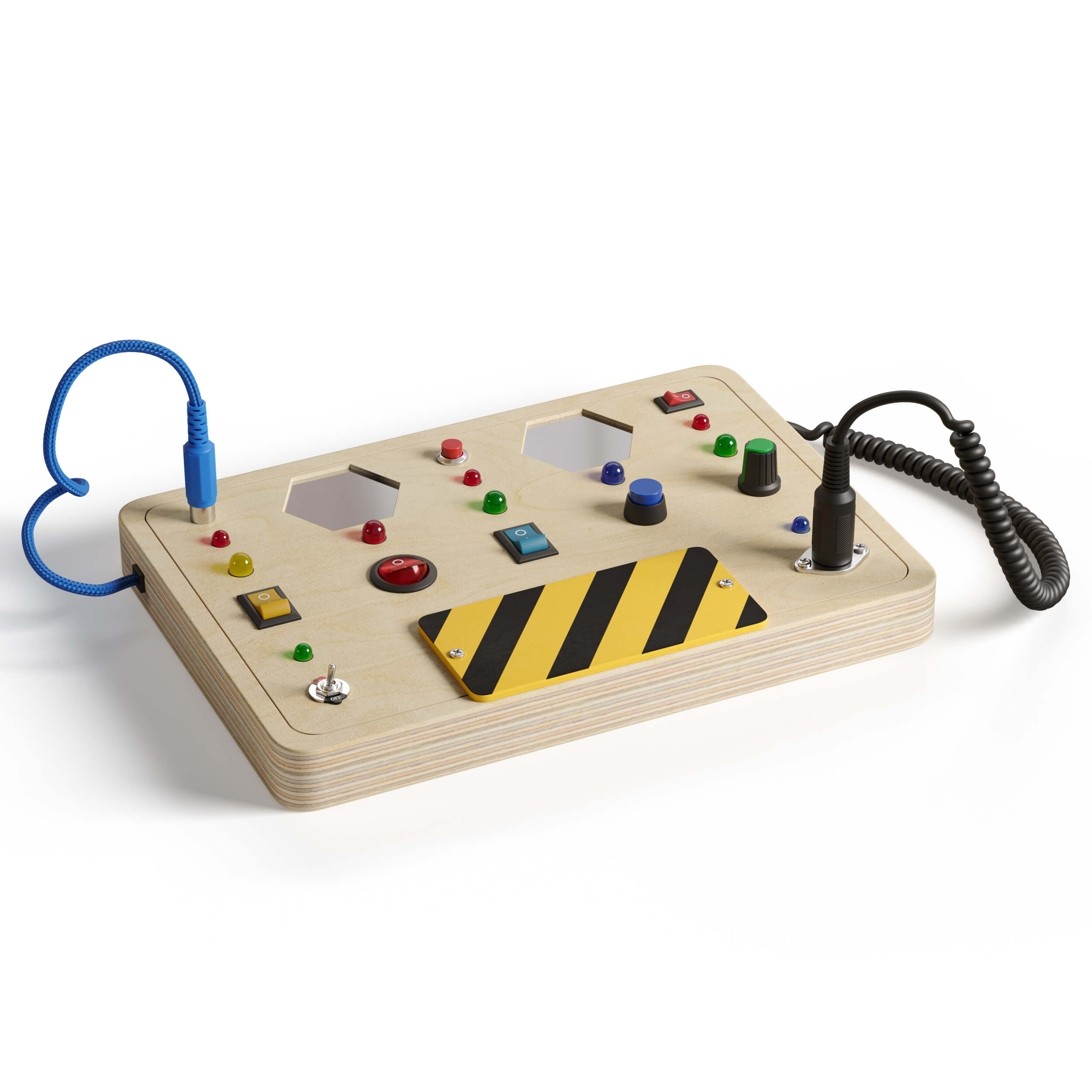 Busy Board With Light Switches V2 | Full Size