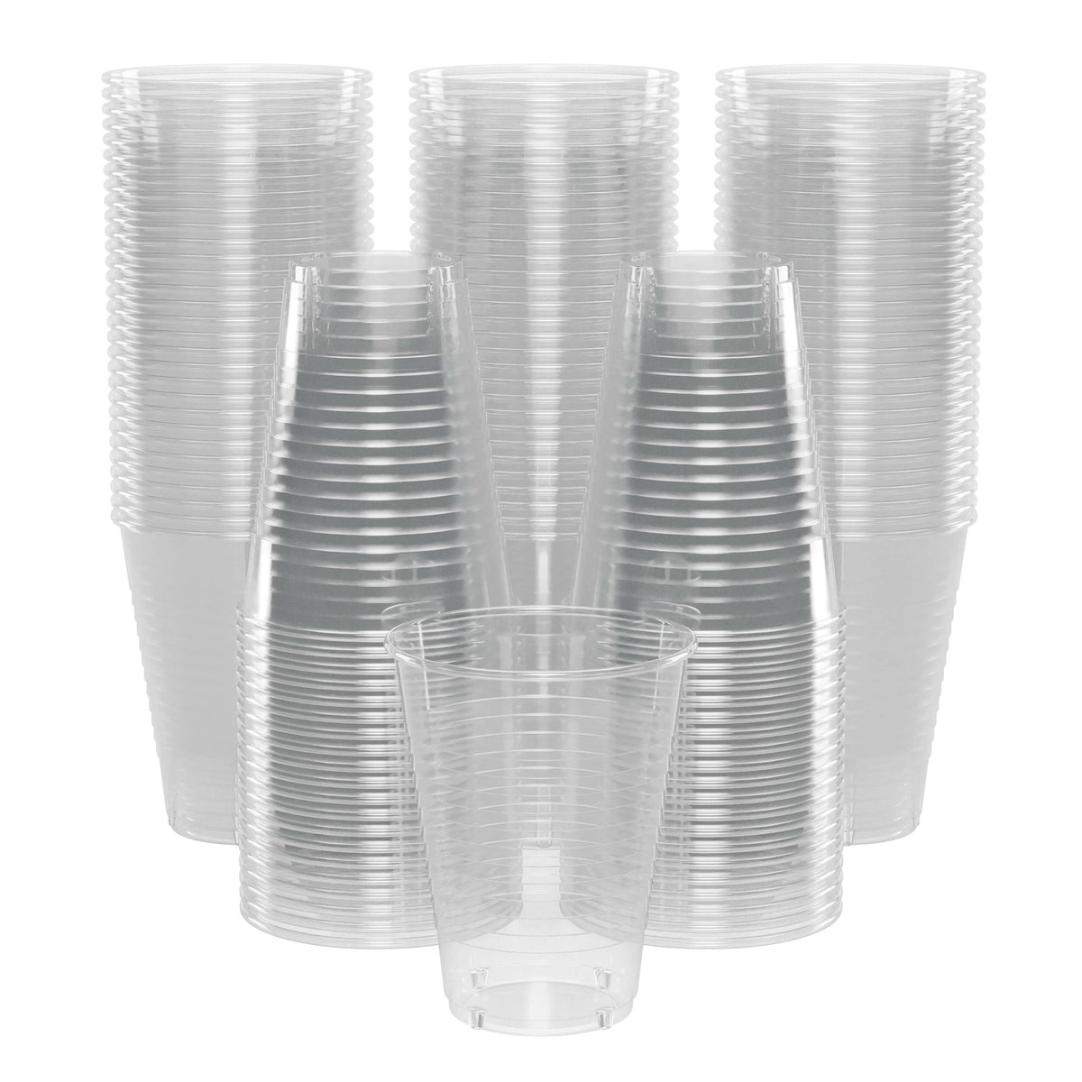12 Oz. Clear Plastic Cups | 100 Count