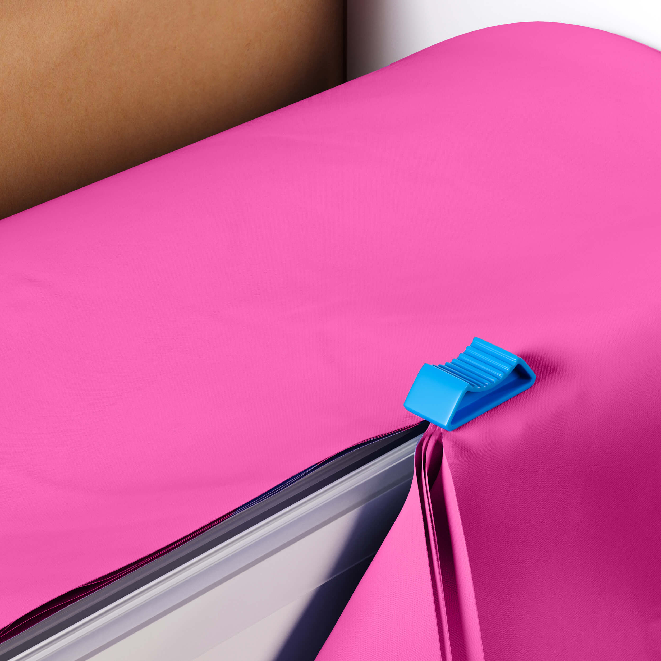 54 In. x 300 Ft. Cut To Size Table Roll  | Cerise | Case of 4