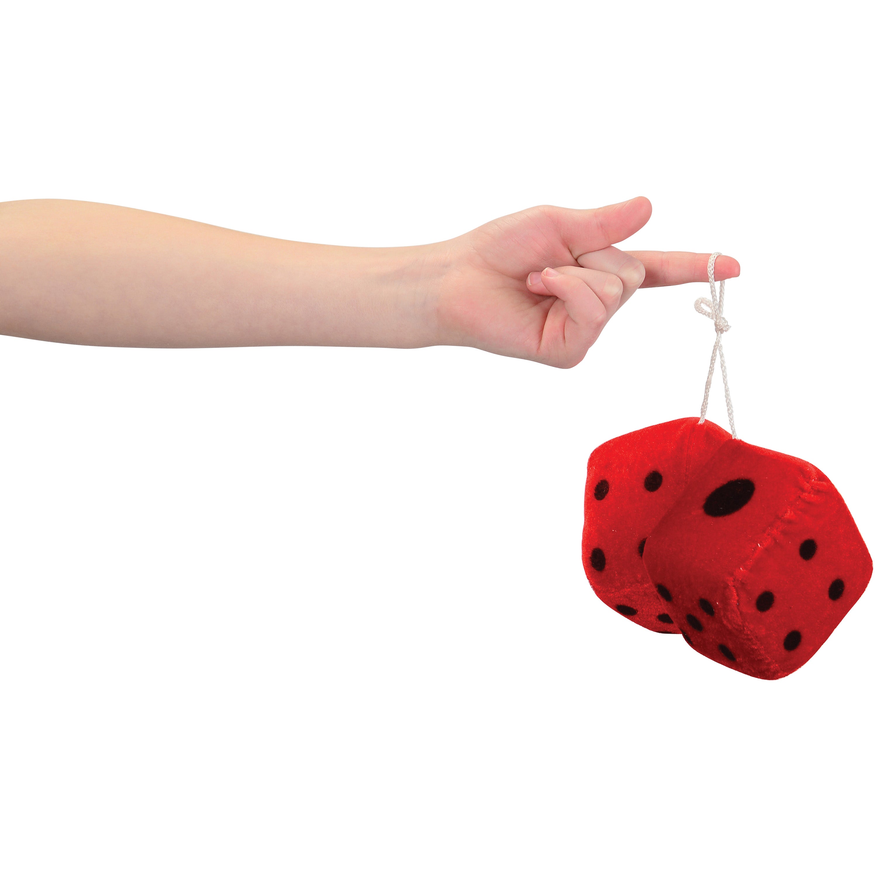 Large Plush Dice 3In - 12 Count