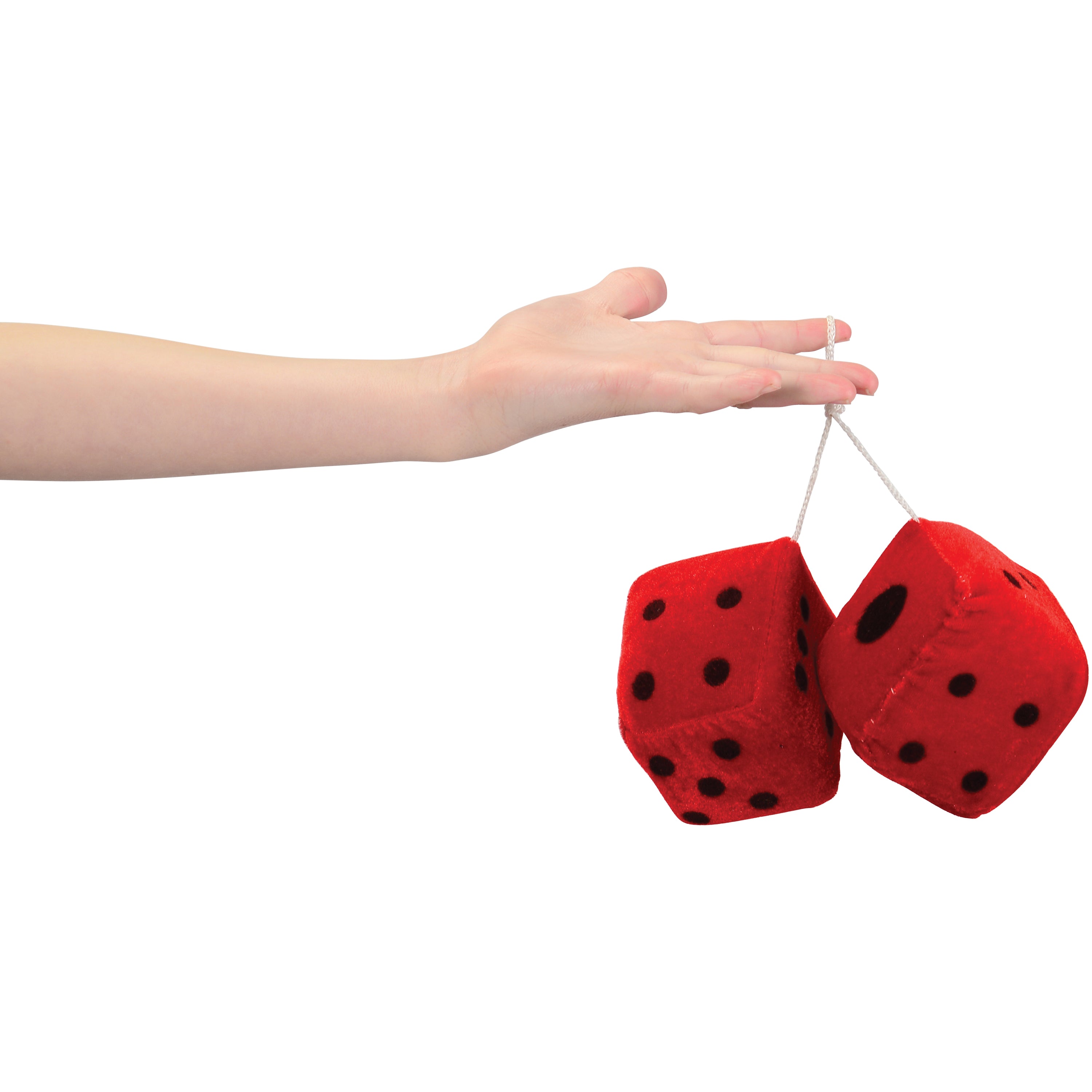 Large Plush Dice 3In - 12 Count