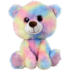 Rainbow Glitter Eyes Bear - 1 Count
