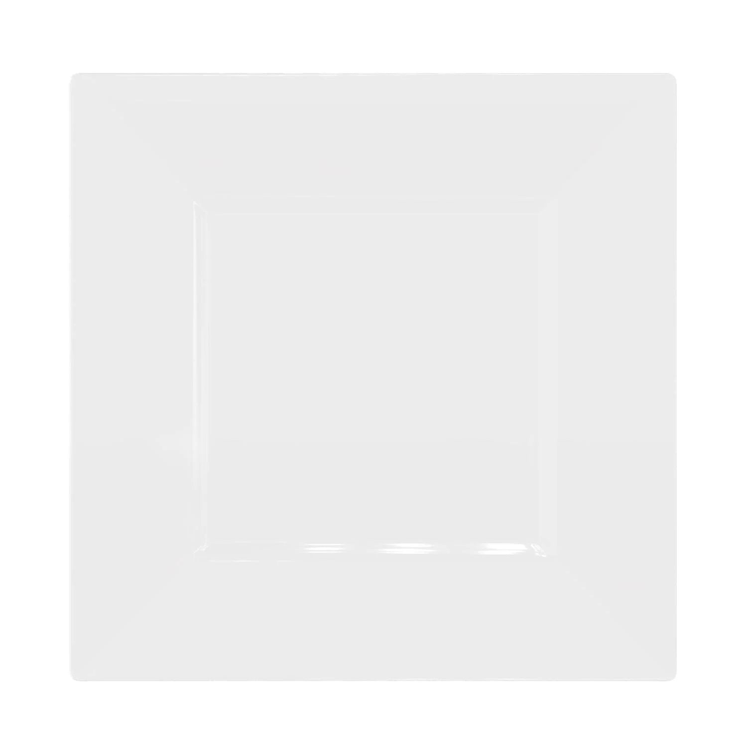 10.75 In. Clear Square Plates | 10 Count