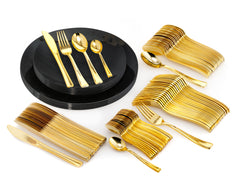 140 Pieces | Setting for 20 | Black Combo Pack