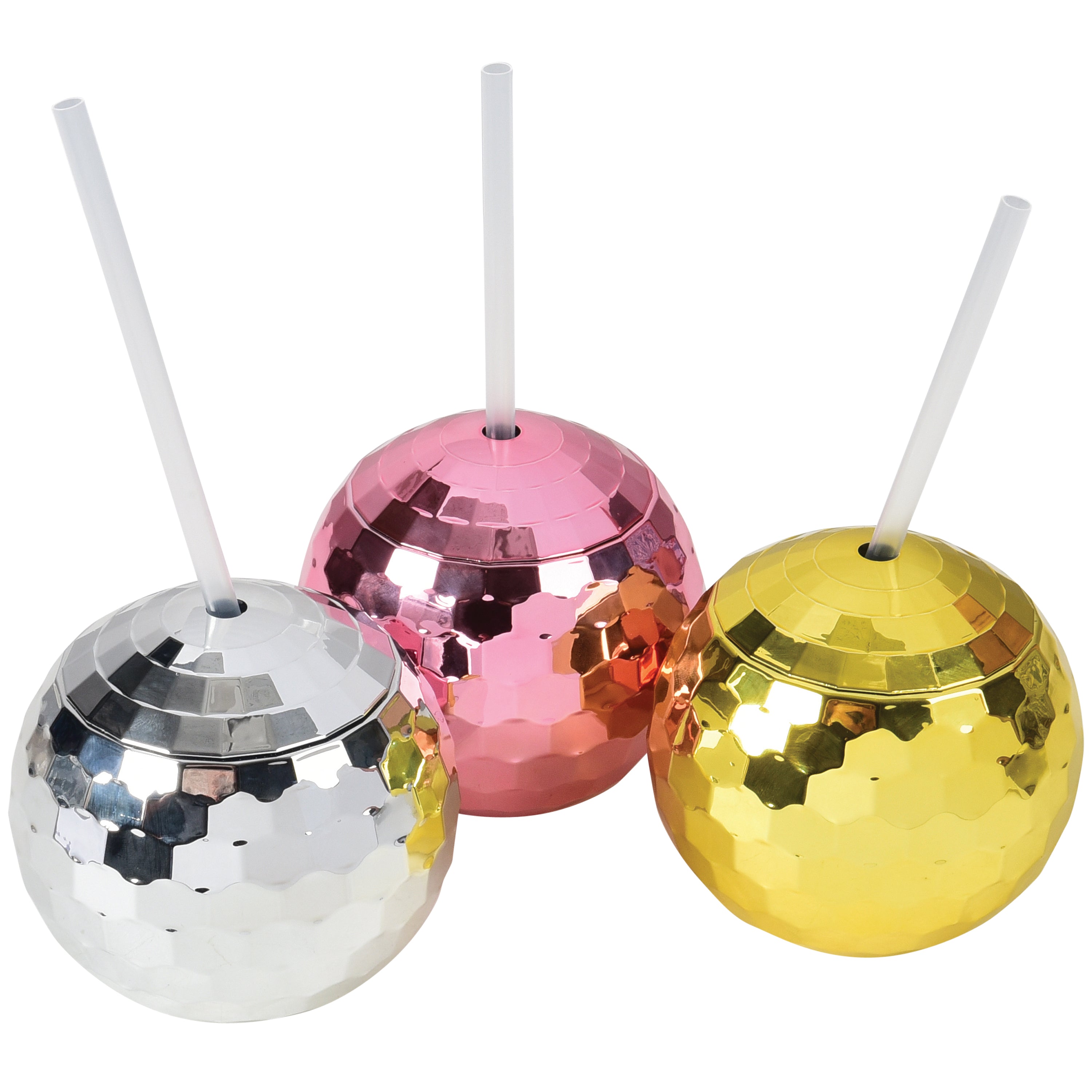Disco Ball Sipper - 12 Count