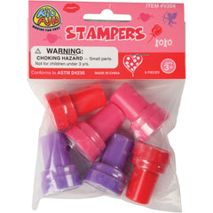 Valentines Stampers/6 Pc - 6 Count