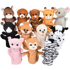 Animal Hand Puppet/24-Pc - 24 Count
