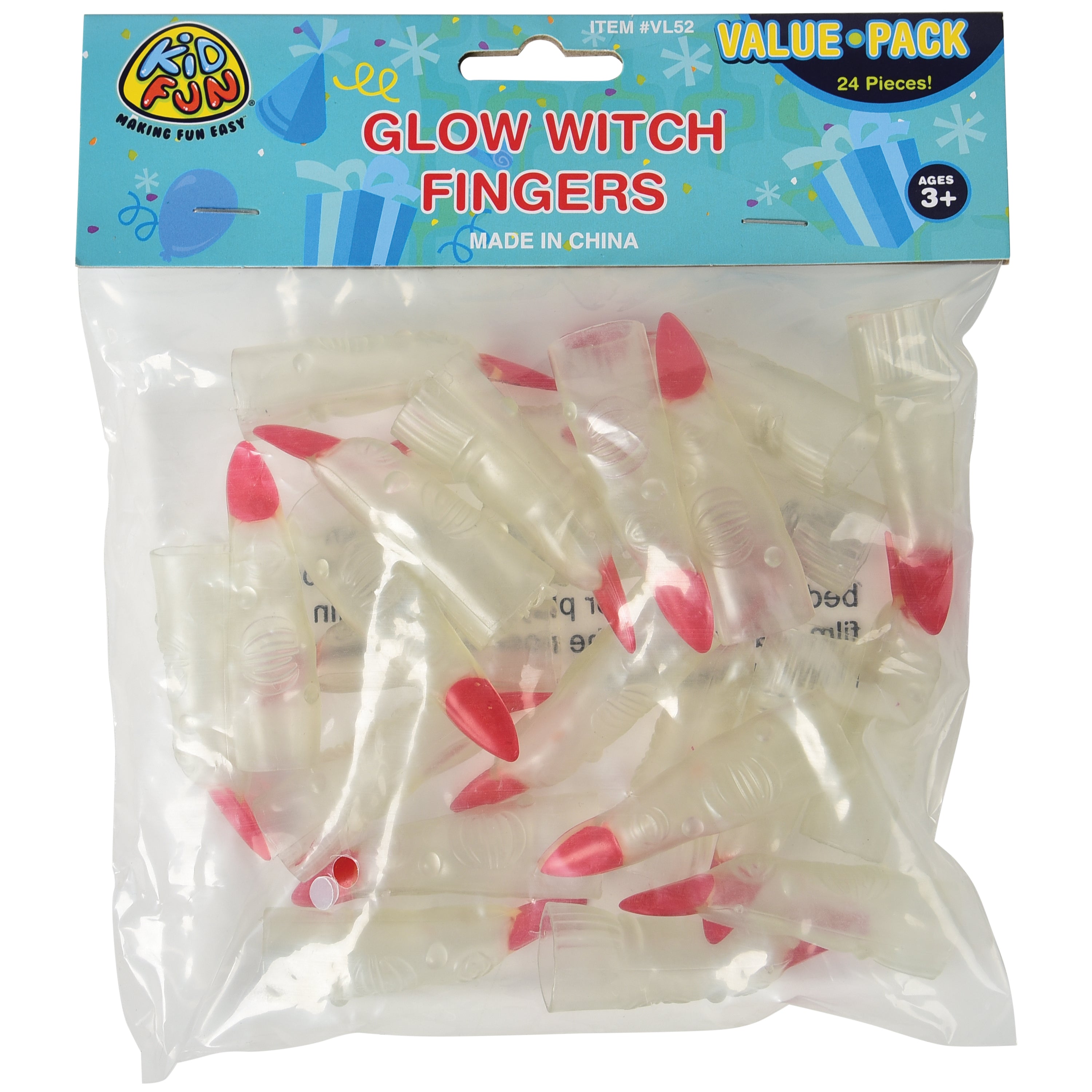 Glow Witch Fingers/24 Per Pkg - 24 Count
