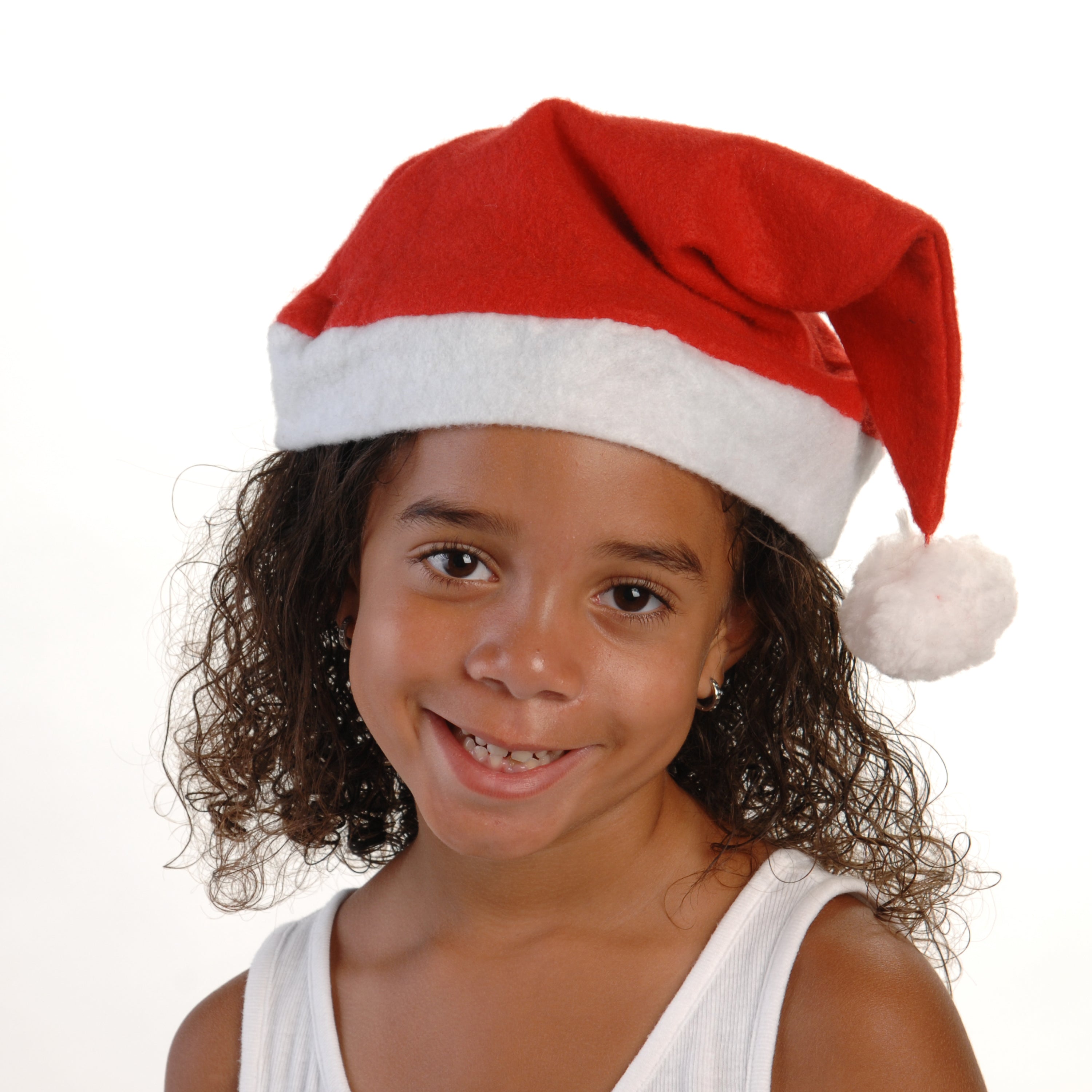 Economy Santa Hats/Adult Size - 12 Count