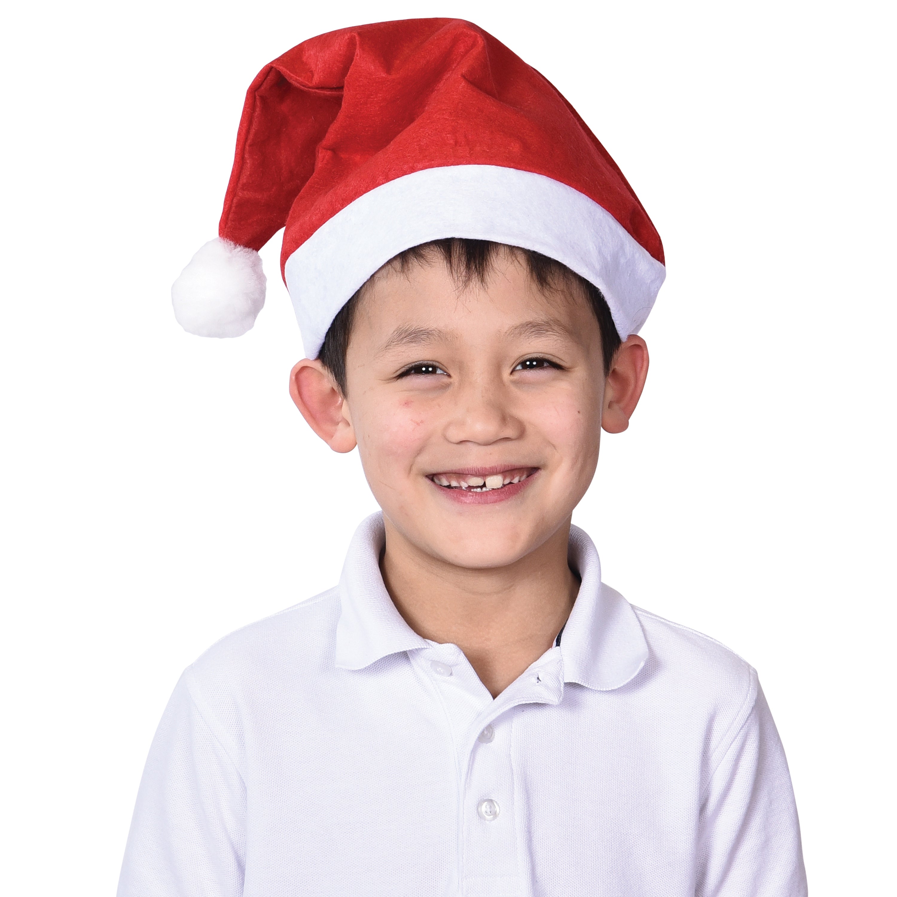 Economy Santa Hats/Adult Size - 12 Count