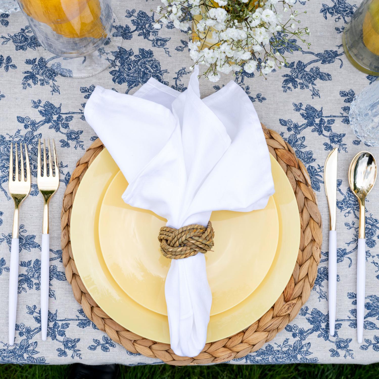 8 In. Popcorn Design Plates | 10 Count