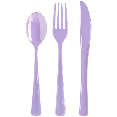 Lavender Cutlery Combo Pack | 24 Count