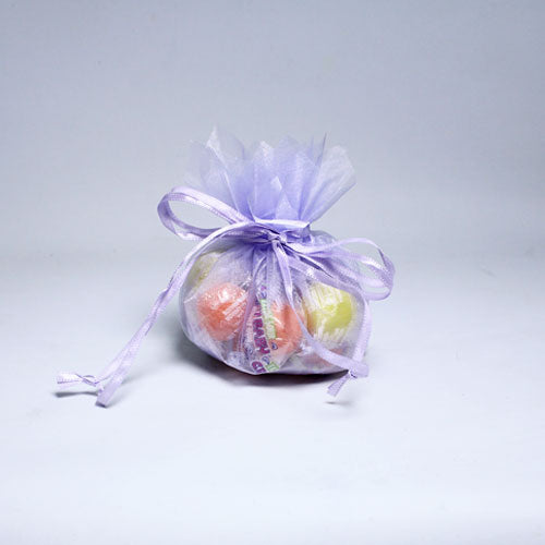Lavender Flower Edge Mini Organza Pouch (12)
