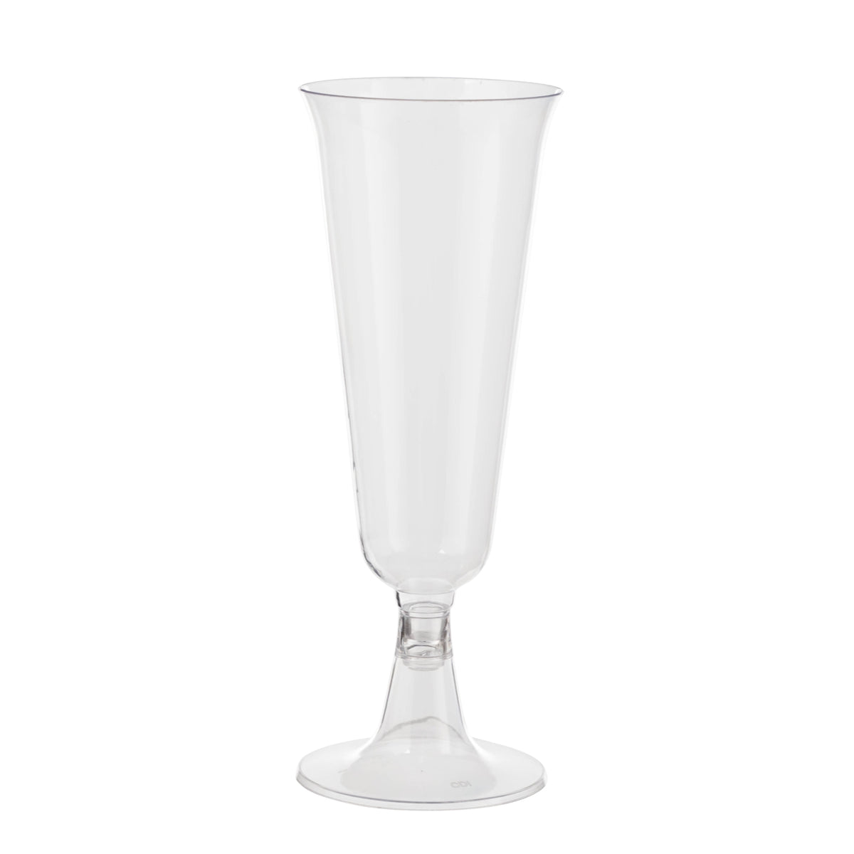5 Oz. Clear Plastic Flute Glasses | 4 Count