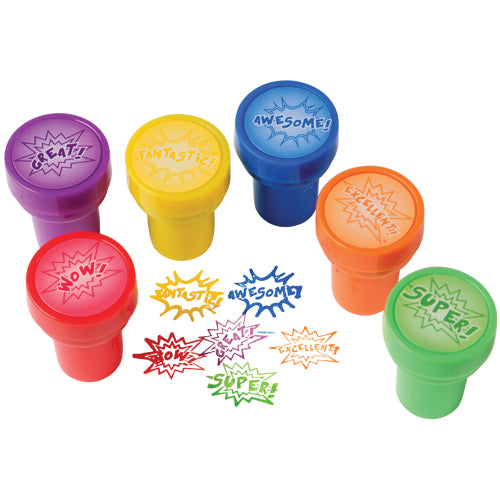 Superhero Stampers - 6 Ct.
