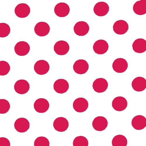 Red Polka Dot Plastic Table Cover