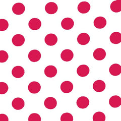 Red Polka Dot Plastic Table Cover